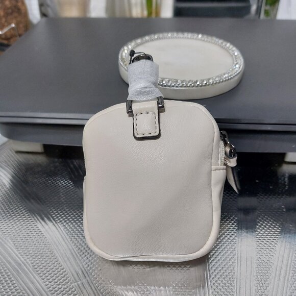 DKNY Mini Coin Purse Mini Clip On Bag Keychain Charm Coin Purse Cute - Picture 6 of 8